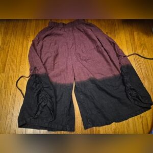 Emmanuel Culotte Size Small Super Wide Leg Pants